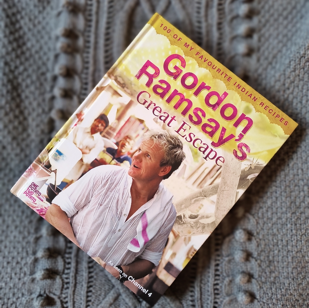 Gordon Ramsay's Great Escape Cookbook - White and Pink Cover